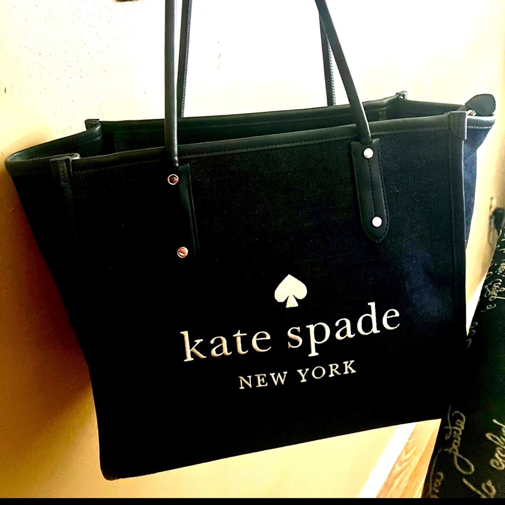 Kate Spade Dark Blue Jean color Large Sz
